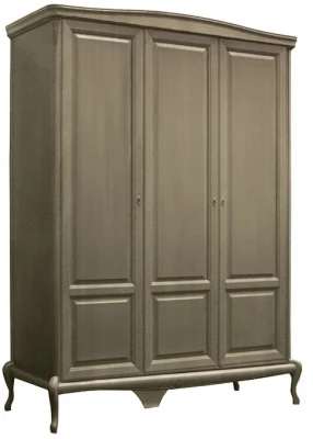 Шкаф для одежды трехдверный "Монако" - отделка Классик (лак)