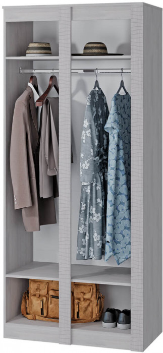 "Монако" ШК-39 ясень белый/Ф12