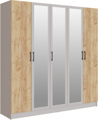 Шкаф Вегас 2000, Кашемир/Дуб крафт золотой