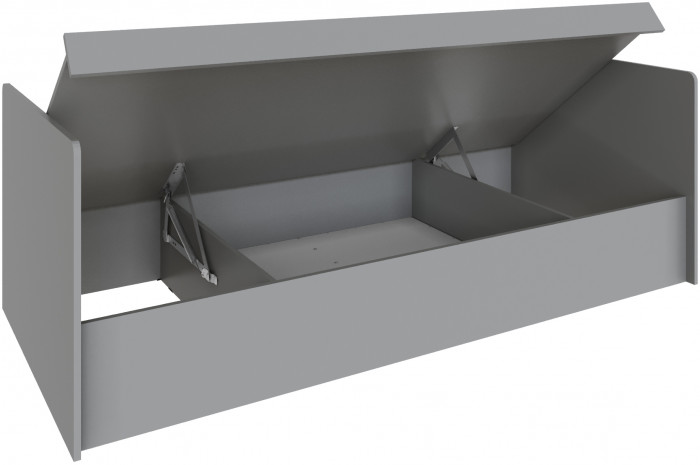 Кровать Мадрид (0,9) с подъемным механизмом, Камень серый