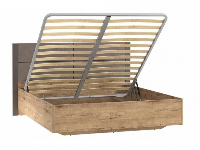 НМ 040.52-01 Кровать Livorno /дуб бунратти / софт графит