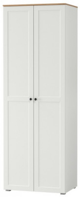 Остин 13.224 Шкаф, белый шагрень/дуб крафт золотой