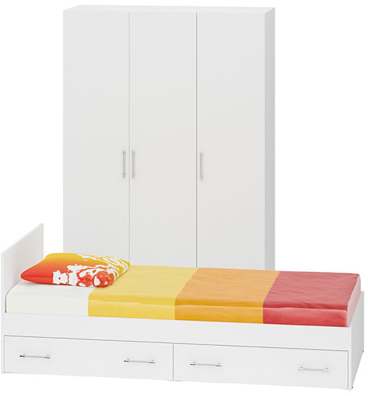 Спальня Стандарт 1-0900Я, белый