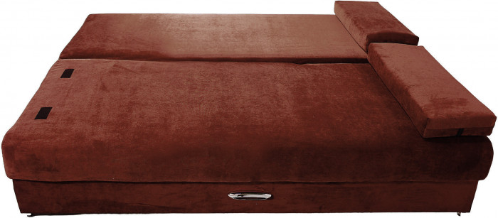 Диван-кровать Амстердам Мини Люкс, 150х195, еврокнижка, велюр, коричневый