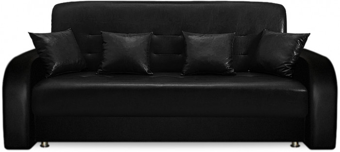 Диван Престиж нераскладной, 160х90х85, черный
