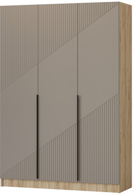 Шкаф Авис 1,5 (№1), Крафт золотой/Крема