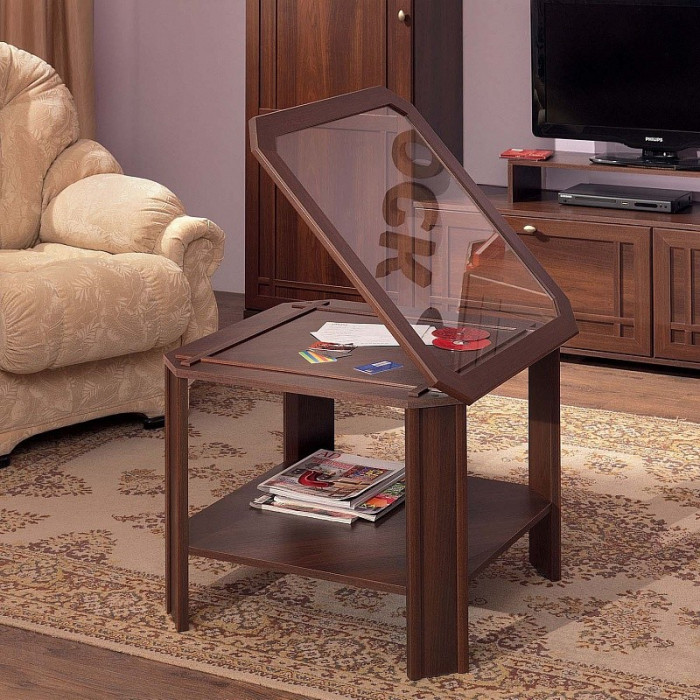 Столик журнальный Шерлоск 16, орех