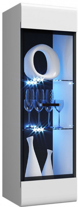 Гостиная Нэнси NEW МДФ Вариант №1 (Белый глянец, Белый)