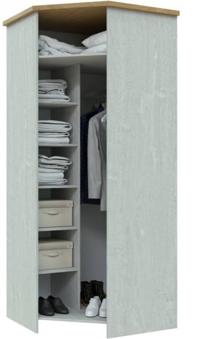 Модульная подростковая комната "Скандинавия" - Бетон пайн светлый/Дуб наварра