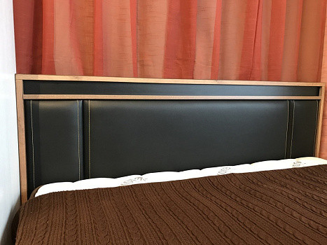 Кровать с ортопедическим основанием (дерево) Натуре 308 Люкс 140х200, крафт