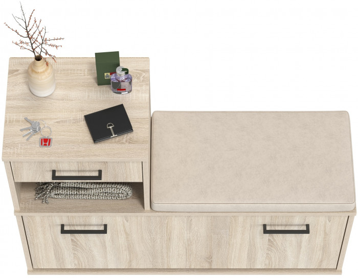 Лира ГК 2-0714дубсон Тумба под обувь, дуб сонома