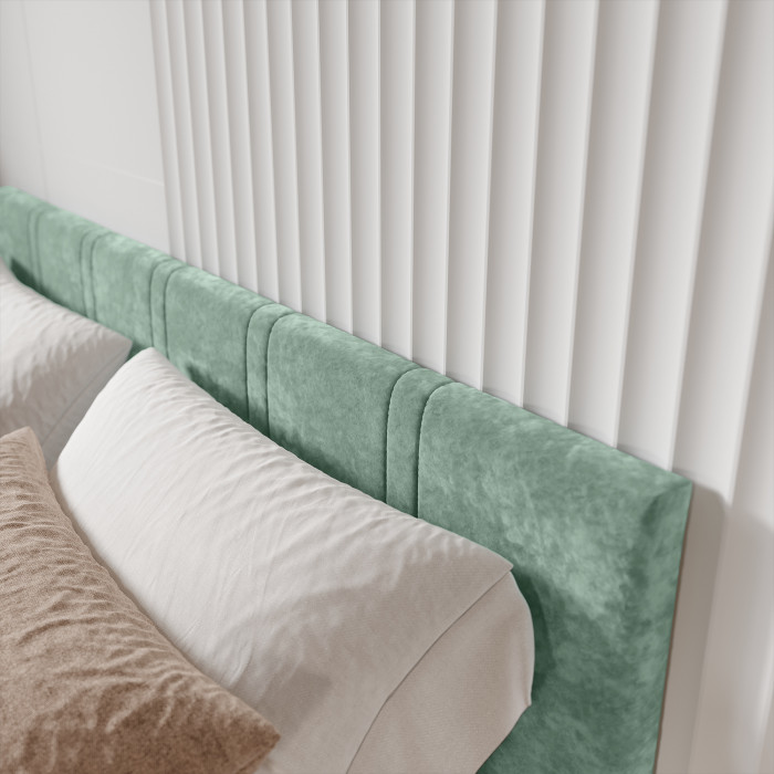 Кровать 1,6 м "Ника" КР-18 Эвкалипт