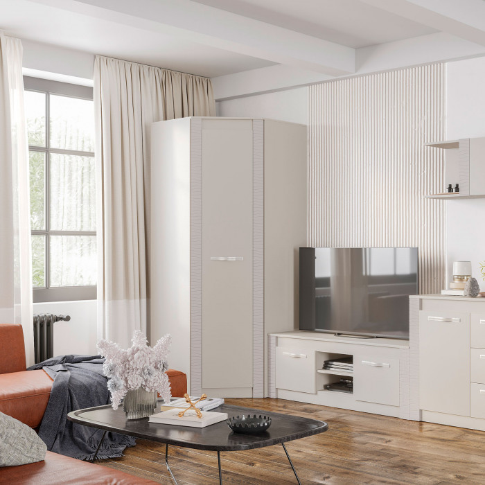 "Монако" ШК-42 ясень белый/Ф12