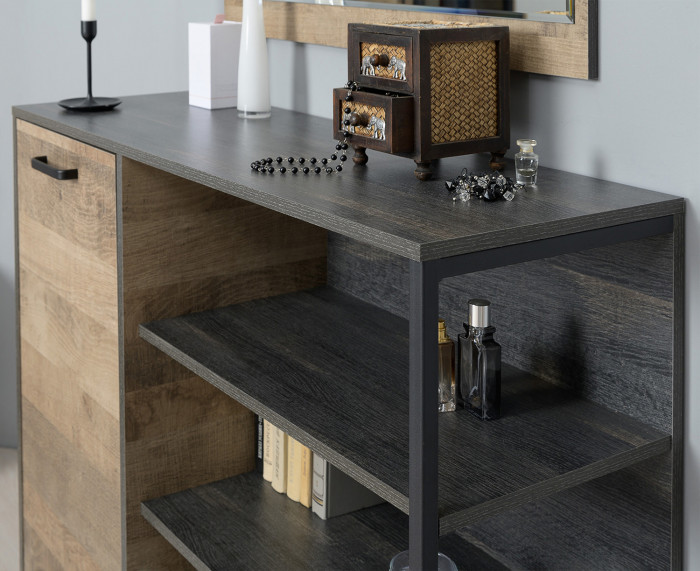 Трувор Прихожая 201, дуб гранж песочный/интра