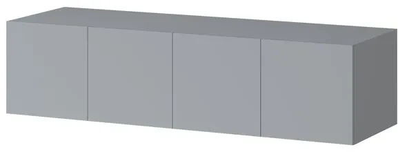 Шкаф Бастион 1600 с антресолью, Серая гавань