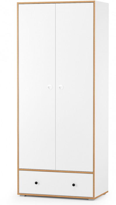 Вуди Компоновка № 30, цвет белый премиум/дуб крафт золотой, ШхГхВ 351х52,7х205 см., универсальная сборка