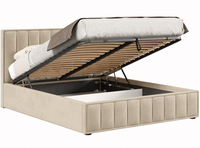 Кровать с подъёмным механизмом 1600 Анкона, бежевый