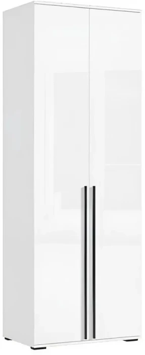 Норд Шкафы угловая композиция, Белый/белый глянец