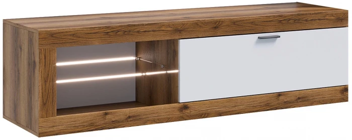 Прага Модульная Гостиная, вариант №1, делано/Белый глянец