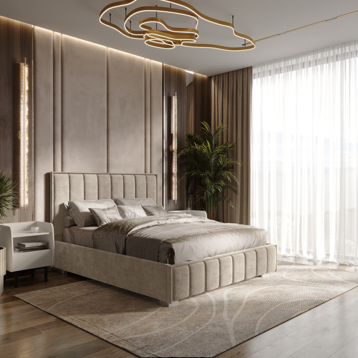 Кровать с подъемным механизмом Мирабель КР-11 (1,4м), Мокко