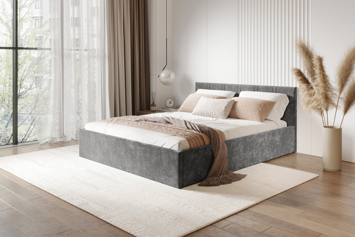 Кровать с подъемным механизмом Ника КР-18 160х200, Грифельный