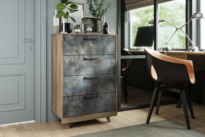 Комод "Мегаполис" КМ-02 Дуб каньон/М20