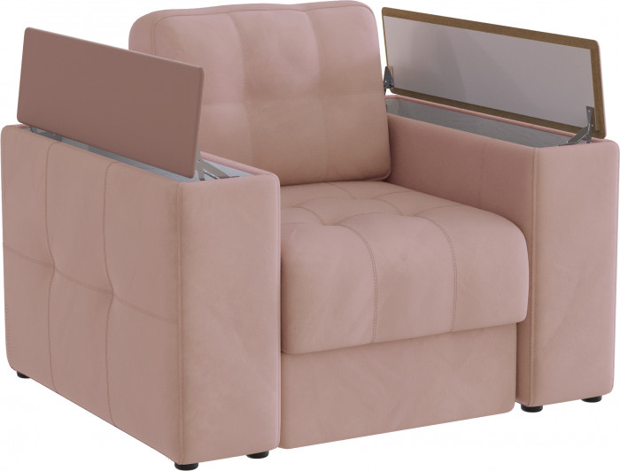 Кресло Нави, Пыльная роза/МДФ пудра