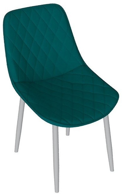 OSCAR Стул (Черный муар/Велюр L006 бирюзовый)