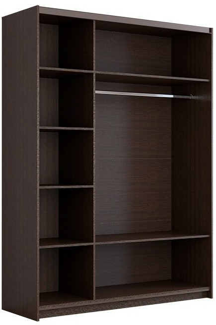 Шкаф-купе Иннэс-5 1400 Ф1/Ф2, Бодега белая