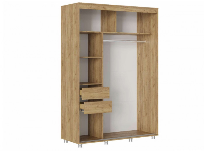 Форест Шкаф-купе 1500, крафт золотой