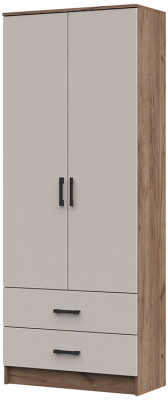 ШК-202 Машенька ЛДСП шкаф (800*2020*380) дуб крафт табачный/кашемир