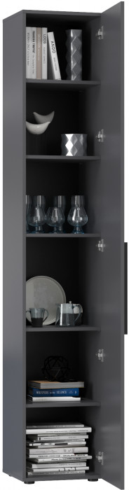 Эйр Гостиная 16.324.01 Шкаф-пенал, серый графит