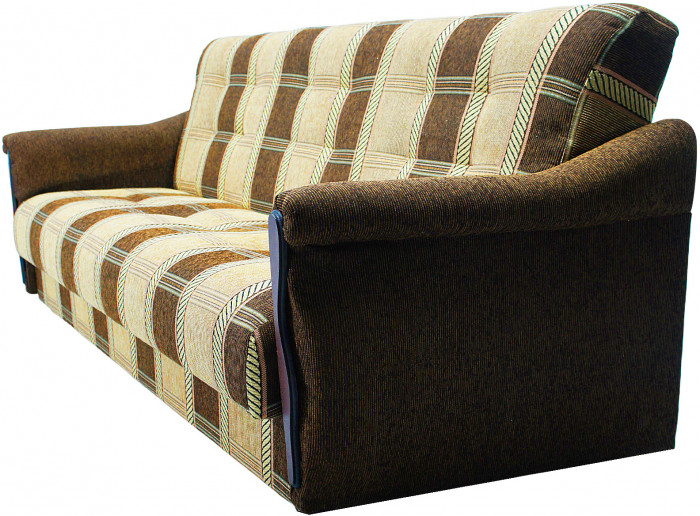 Диван-книжка Уют, 140х190, шенилл клетка