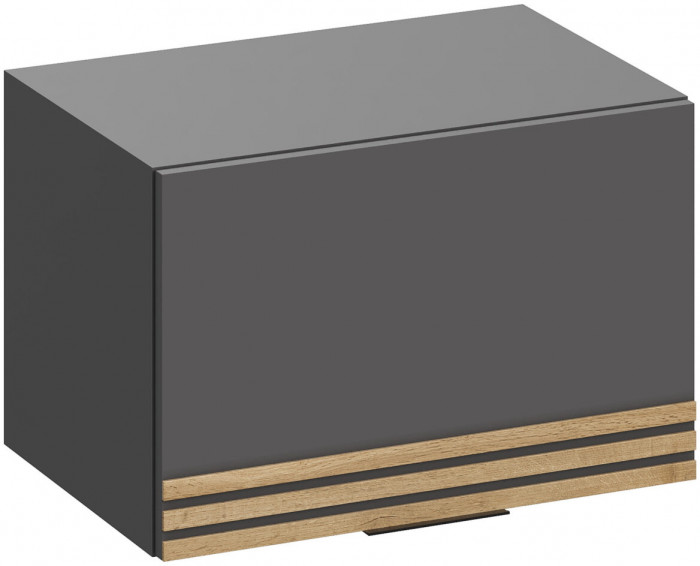 Модульная Прихожая Нао, набор №9, Графит/Графит, Дуб вотан, Симпл 27