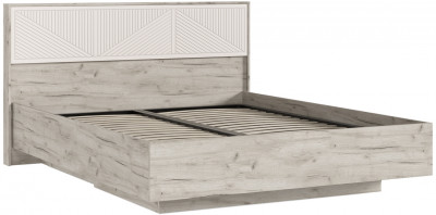Сильвия Кровать парящая 1,6м (ортопед металл), Крафт серый/Кашемир