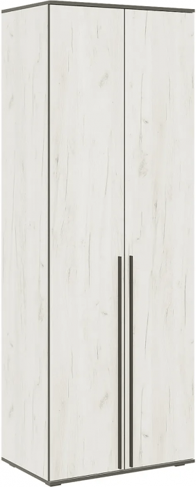 Норд Шкаф двухстворчатый 800 + Антресоль 800 Дуб Крафт белый