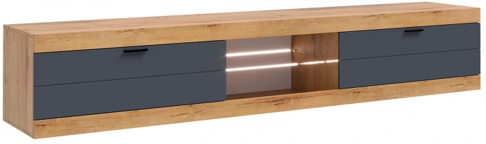 Прага Модульная Гостиная, вариант №3, вотан/Графит