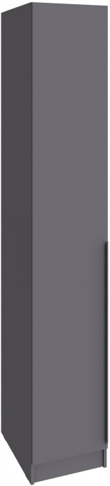 Шкаф-пенал Мадрид (0,4) с 3 ящ. внутри, Графит серый