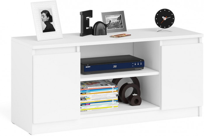 Мори Тумба ТВ МТВ1200.1, цвет белый, ШхГхВ 120,4х41х54,6 см.