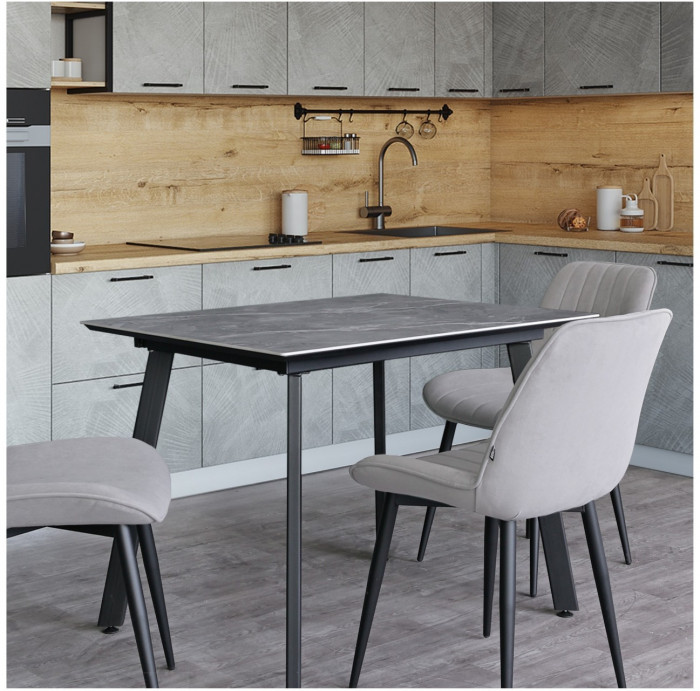 Стол обеденный Граф, Серый