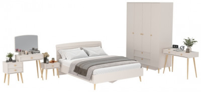 Афина Спальня 34-1600, кашемир серый