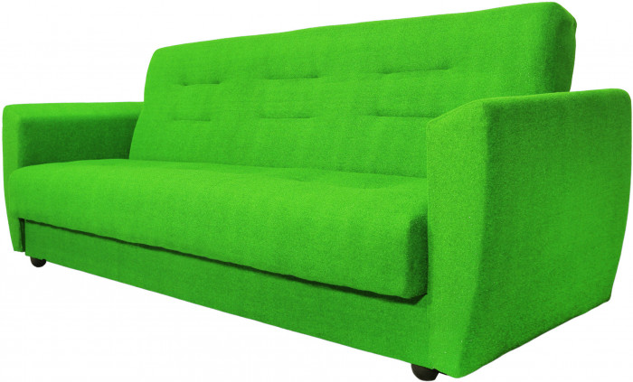 Диван-книжка Лира, 140х190, велюр зеленый