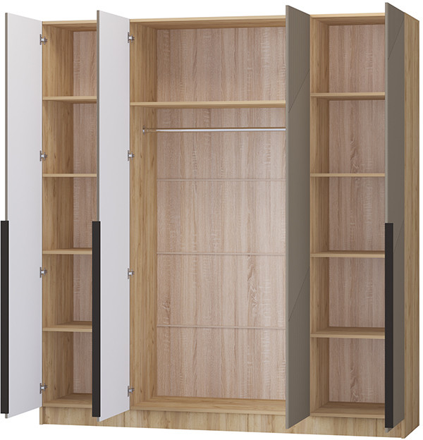 Шкаф Авис 2,0, Крафт золотой/Крема