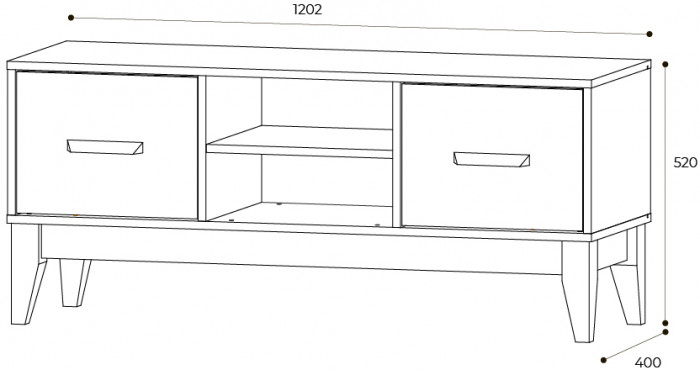 Гостиная Скандика. Комплект 1