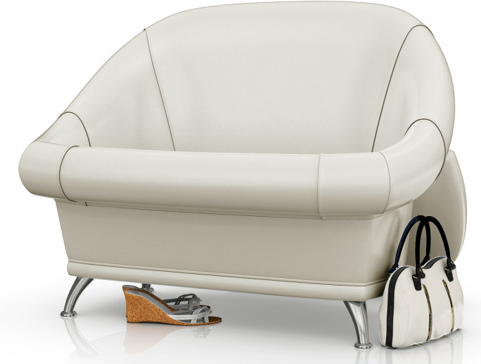 Диван 6-5154беж(БАШ) Орион, бежевая искусственная кожа (бежевый БАШ), ШхГхВ 110х70х80 см.