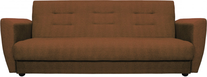 Диван-книжка Лира, 140х190, велюр коричневый