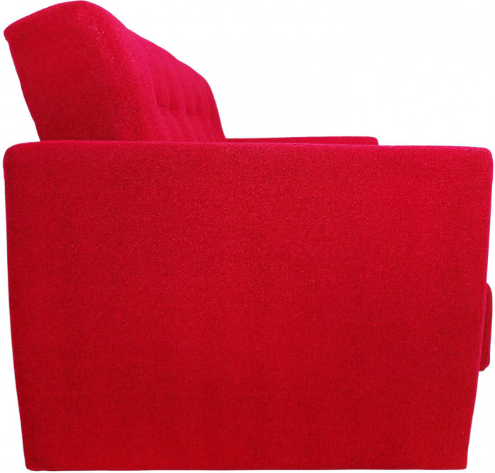 Диван-книжка Лира, 140х190, велюр красный