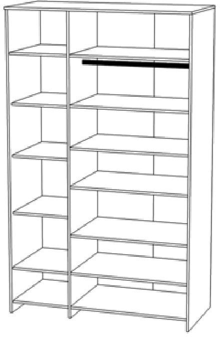 Шкаф 3-х дверный 