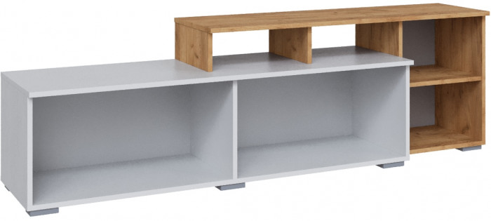 Модульная гостиная Альберо, композиция 1, Белый/Крафт золотой