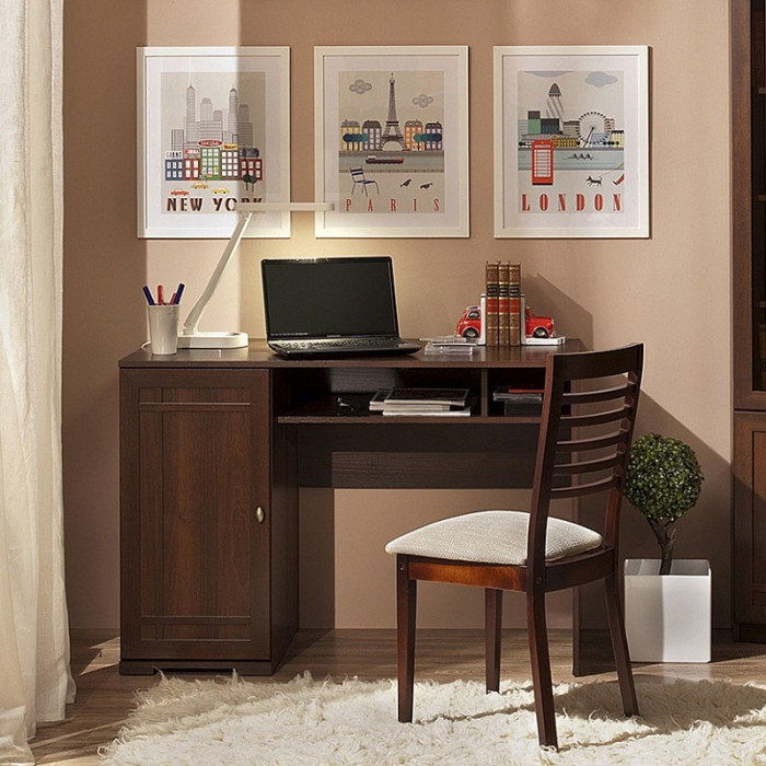 Стол письменный Шерлоск 115, орех